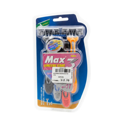 AFEITADORAS DESECHABLES SET DE 4 PCS - A3P2705