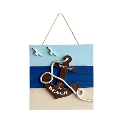 CUADRO DECORATIVO COLGANTE CON TEMÁTICA DE PLAYA - MA17137E