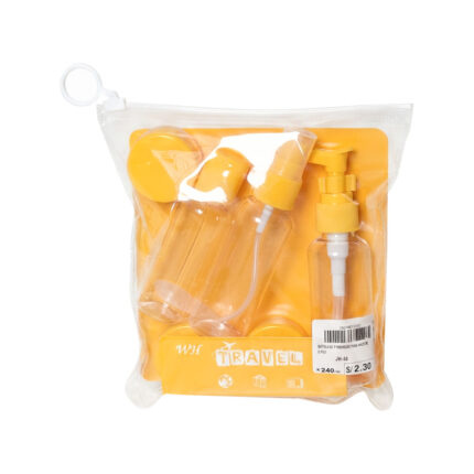 SET DE BOTELLAS Y ENVASES PARA VIAJE DE 5 PCS - JH-49