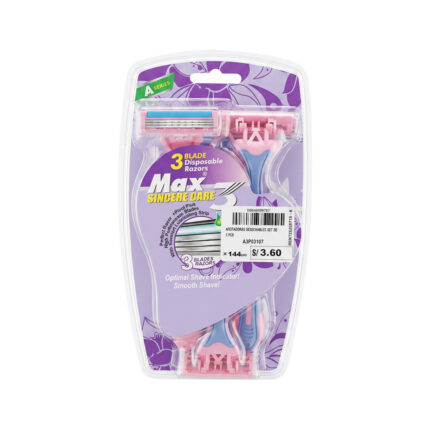 AFEITADORAS DESECHABLES SET DE 3 PCS - A3P03107